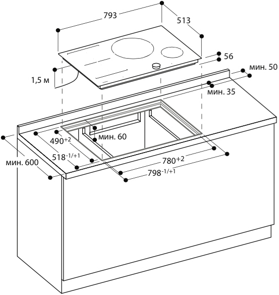 Варочная панель Gaggenau CI 282-100