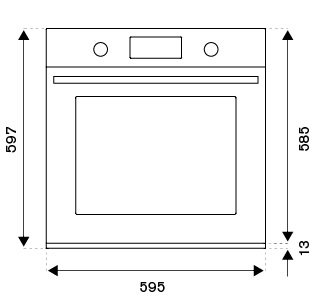 Духовой шкаф Bertazzoni F6011MODELN