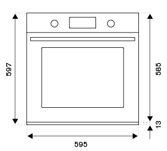 Духовой шкаф Bertazzoni F6011MODPTX