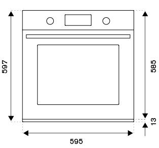 Духовой шкаф Bertazzoni F6011MODETN