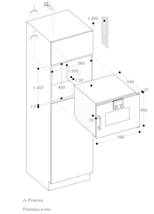 Духовой шкаф - пароварка Gaggenau BSP 250-101