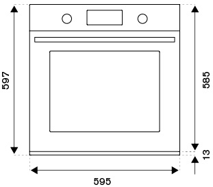 Духовой шкаф Bertazzoni F609HEREKTNE