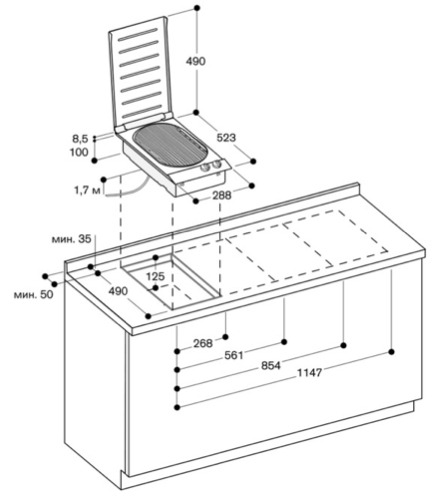 Гриль Gaggenau VR 230-134