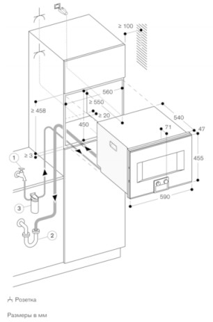 Комбинированный духовой шкаф-пароконвектомат Gaggenau BS475102