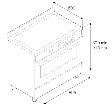 Варочный центр Bertazzoni PRO906HYBSART