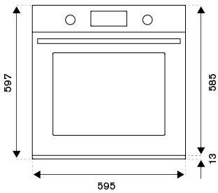 Духовой шкаф Bertazzoni F6011PROPTN