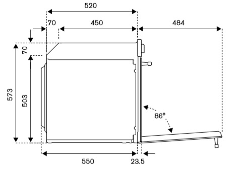 Духовой шкаф Bertazzoni F6011MODPTN