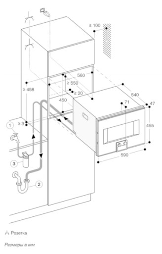 Комбинированный духовой шкаф-пароконвектомат Gaggenau BS475112