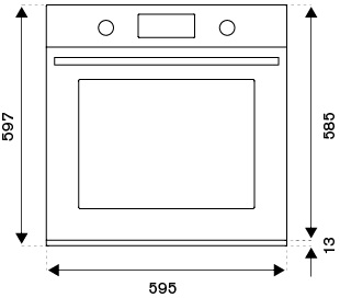 Духовой шкаф Bertazzoni F609PROEKX