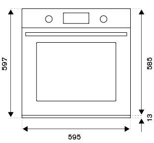 Духовой шкаф Bertazzoni F6011MODVPTN