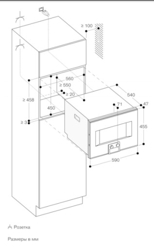 Комбинированный духовой шкаф-пароконвектомат Gaggenau BS455111