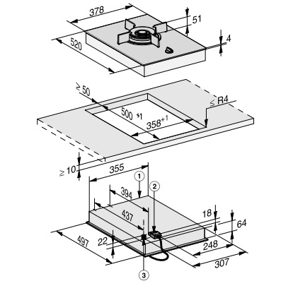 Комби-панель Miele CS7101-1 FL