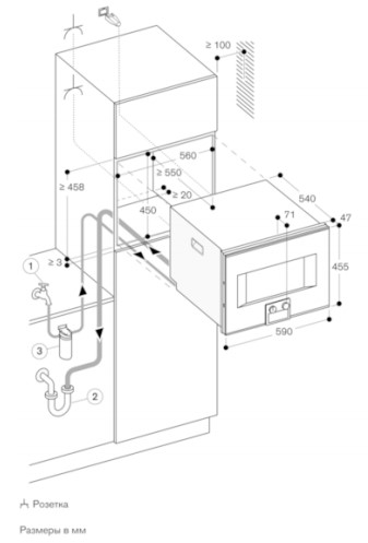 Комбинированный духовой шкаф-пароконвектомат Gaggenau BS474102