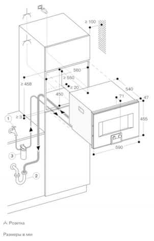 Комбинированный духовой шкаф-пароконвектомат Gaggenau BS474112