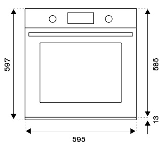 Духовой шкаф Bertazzoni F6011MODVTC