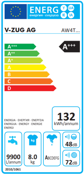 Стиральная машина V-ZUG AdoraWash V4000 AW4TOHC li