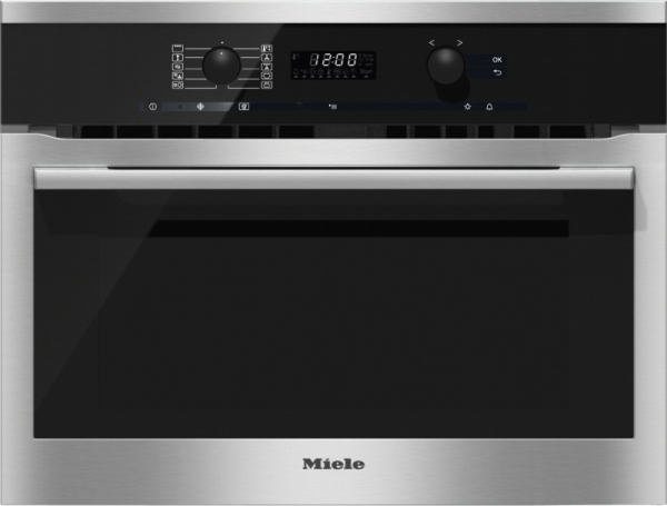 Духовой шкаф с СВЧ Miele H6100B EDST/CLST