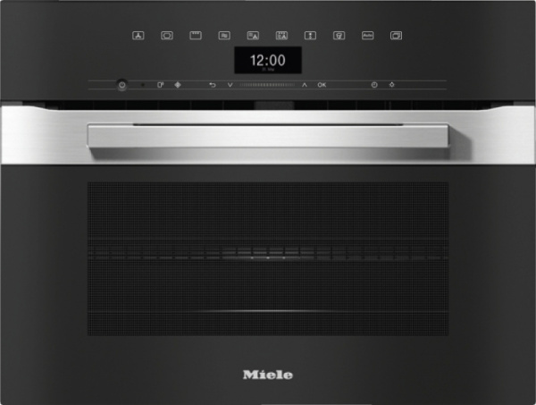 Компактный духовой шкаф с СВЧ Miele H7440BM EDST/CLST