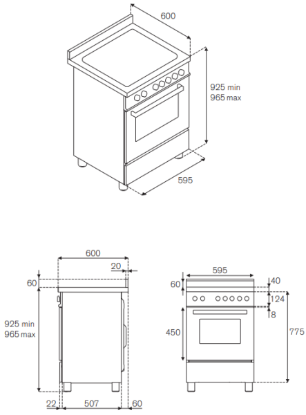 Варочный центр Bertazzoni PRO60 4 IMFE S BlT