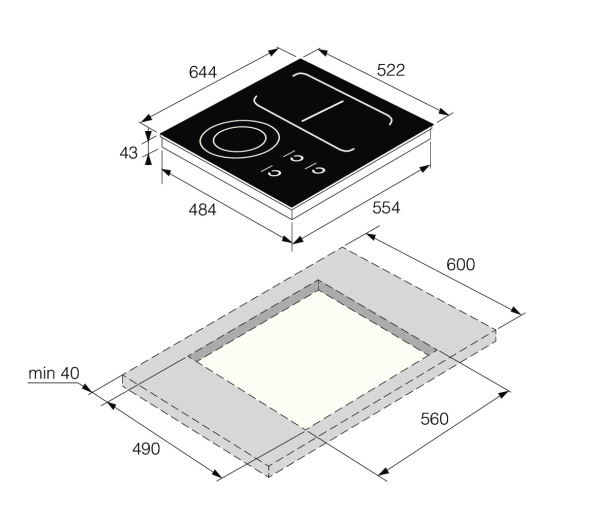 Варочная панель Asko HI1694G